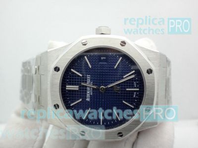 Replica Audemars Piguet Royal Oak Blue Dial SS Case Watch